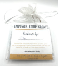 Load image into Gallery viewer, ORNAMENT – Denim Heart with Butterfly Patch