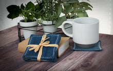 Load image into Gallery viewer, COASTERS Denim -  Set of 4 - Housewarming gift – farmhouse style