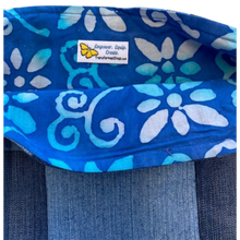 Load image into Gallery viewer, TOTE BAG: Patterned Lining - Butterfly Patch - Two pockets
